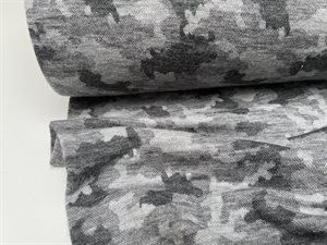 Undertøjsuld - 100 % merino med camouflage i grå toner